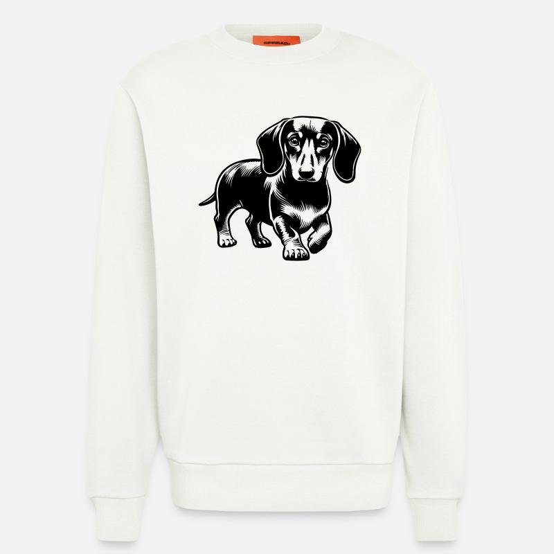 Dackel - Sweatshirt - made by SPREAD  - OFF WHITE