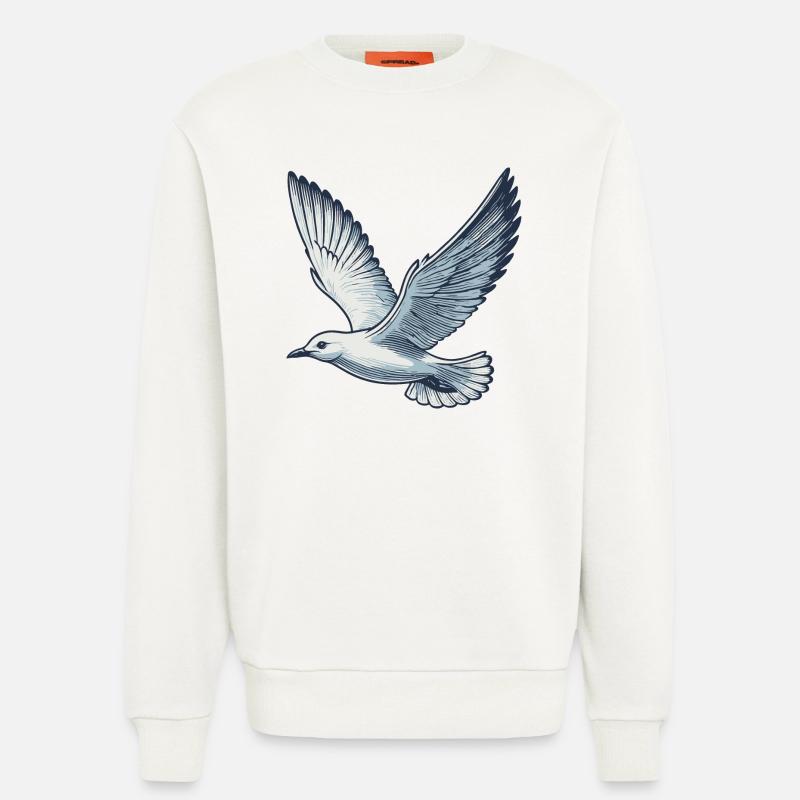 Möwe - Sweatshirt - made by SPREAD  - OFF WHITE