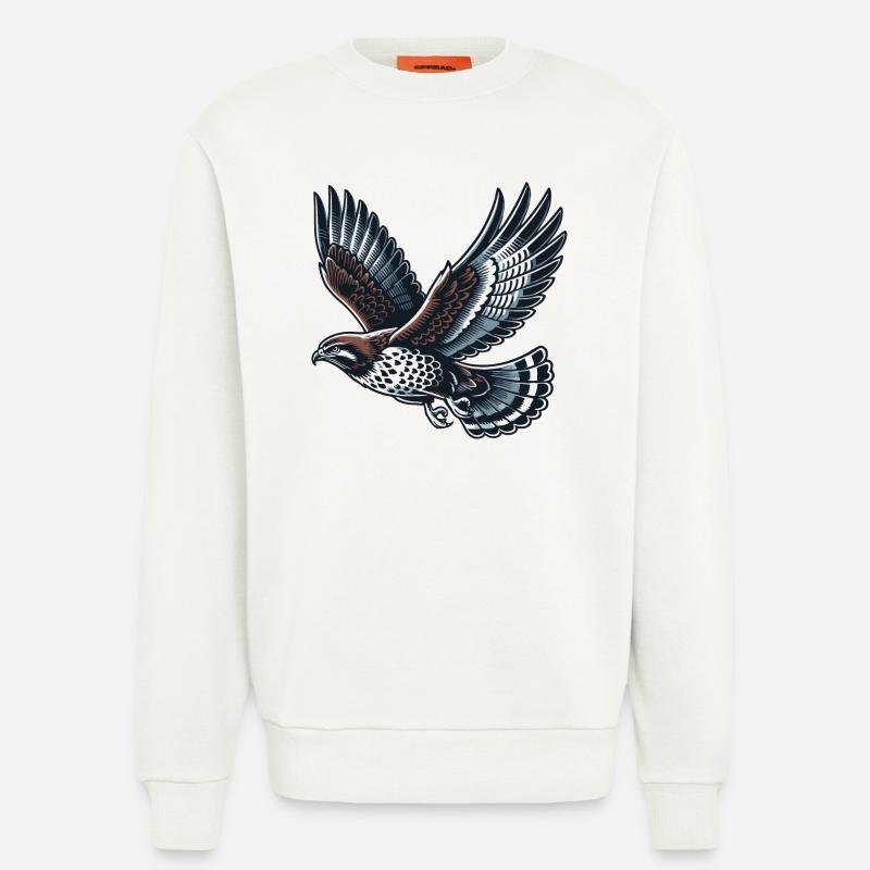 Bussard - Sweatshirt - made by SPREAD - OFF WHITE