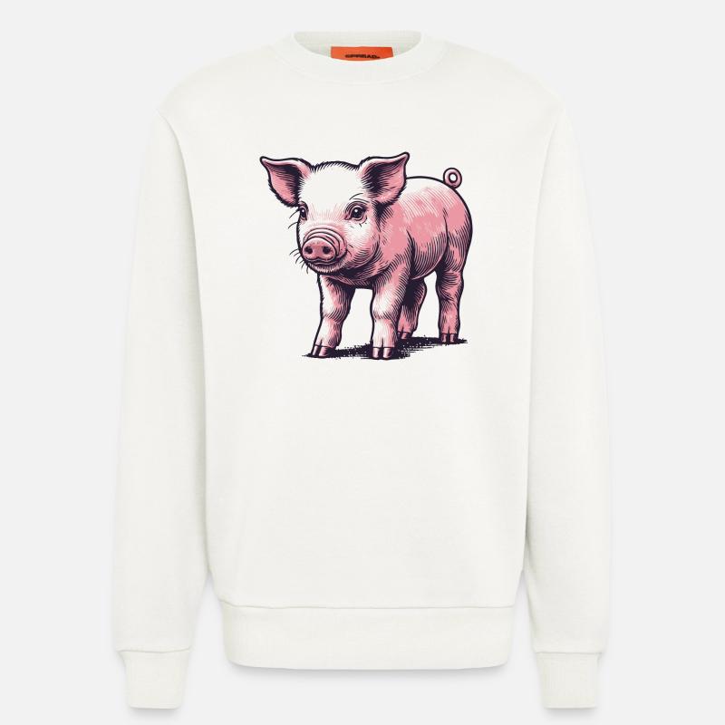 Ferkel - Sweatshirt - made by SPREAD - OFF WHITE