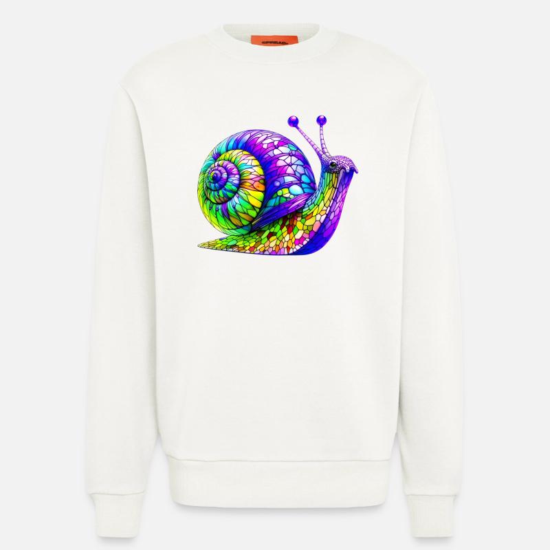 Snail - Sweatshirt - made by SPREAD - OFF WHITE