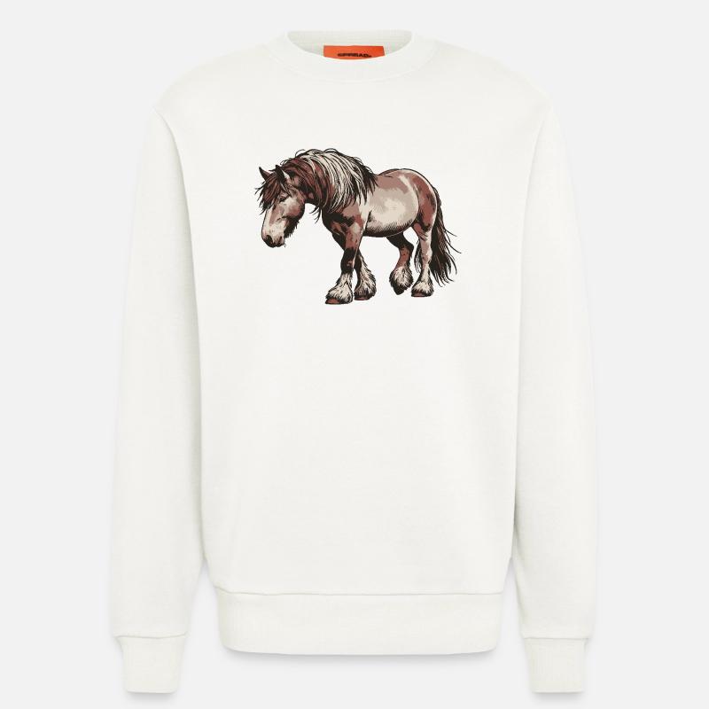 Trot Your Own Path - Sweatshirt - made by SPREAD - OFF WHITE