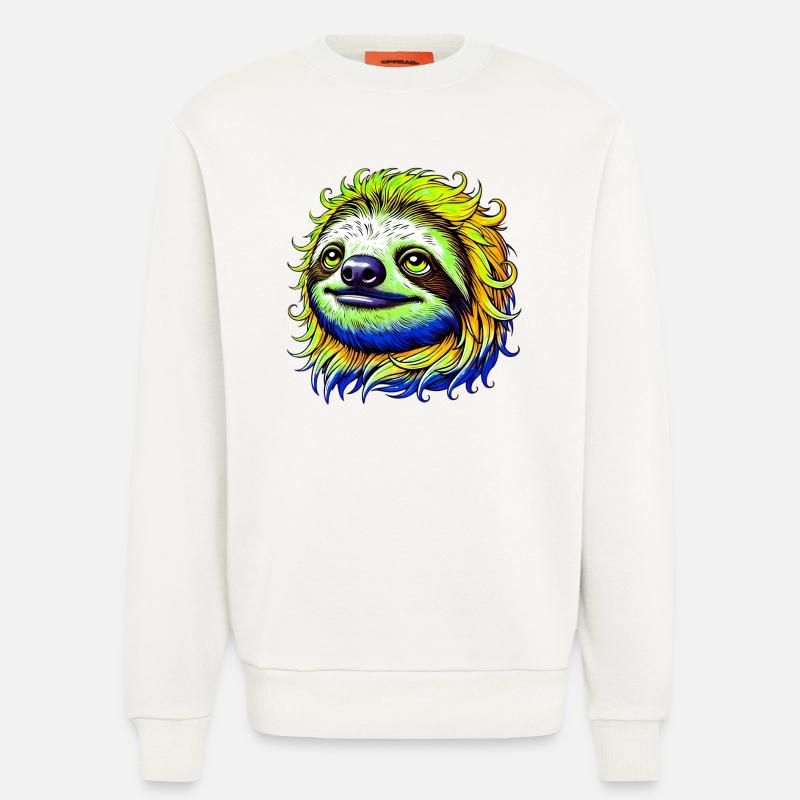 Faultier - Sweatshirt - made by SPREAD  - OFF WHITE