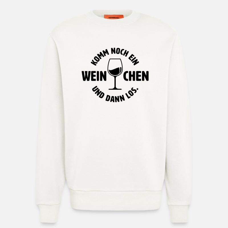 Noch ein Weinchen - Sweatshirt - made by SPREAD - OFF WHITE