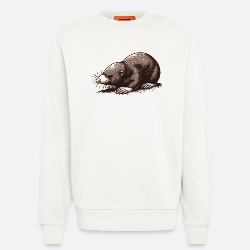Mole - Sweatshirt - made by SPREAD - OFF WHITE
