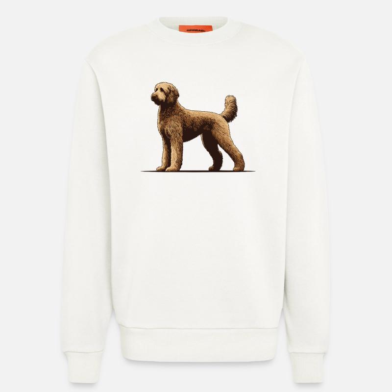Labradoodle - Sweat bio décontracté fabriqué en UE - OFF WHITE