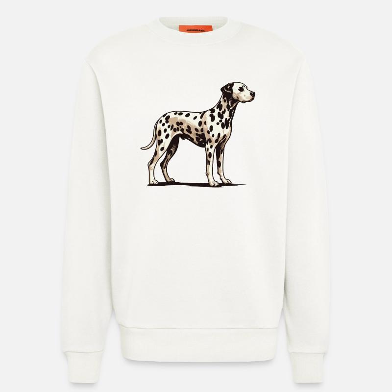 Dalmatian - Sweatshirt - made by SPREAD - OFF WHITE