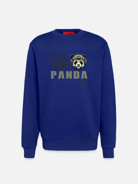 Tactical Panda – Keep Calm - Sweatshirt - made by SPREAD  - OFF WHITE
