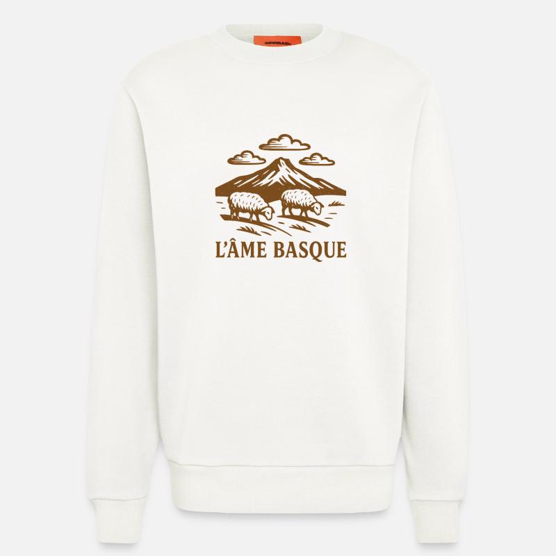 L'Âme Baskischer rustikaler Stil - Sweatshirt - made by SPREAD  - OFF WHITE