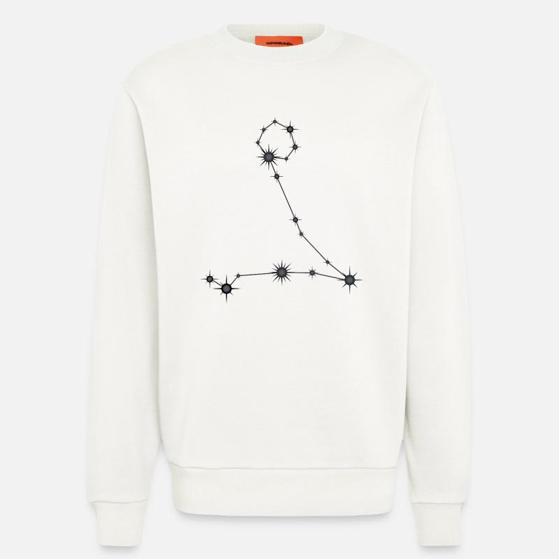Fische Sternbild Sternzeichen Schwarz & Grau - Sweatshirt - made by SPREAD  - OFF WHITE
