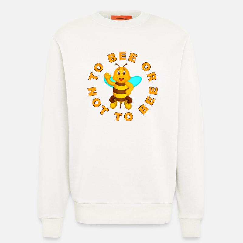 Biene oder nicht Biene - Sweatshirt - made by SPREAD  - OFF WHITE