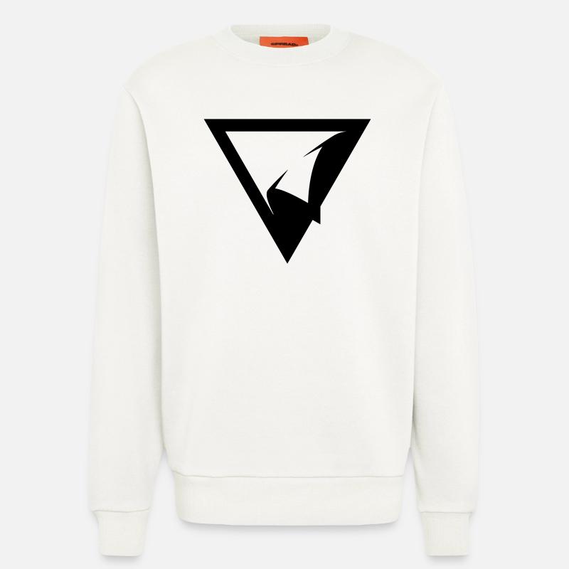 TRIANGLE PATCH - Sweatshirt - made by SPREAD  - OFF WHITE