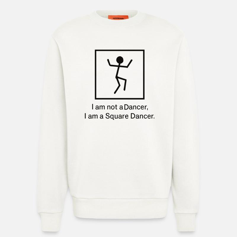 Ich bin ein Square Dancer - Sweatshirt - made by SPREAD  - OFF WHITE
