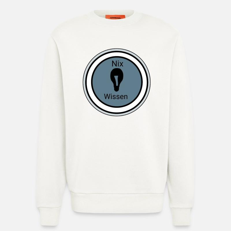 Abstrakte Farbexplosion auf Dunkelgrau - Sweatshirt - made by SPREAD  - OFF WHITE