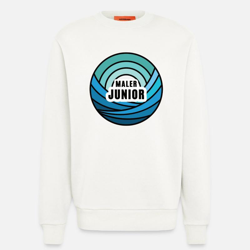 Junior Painter Apprentice Successor Child Painter's Son - Sweatshirt - made by SPREAD  - OFF WHITE