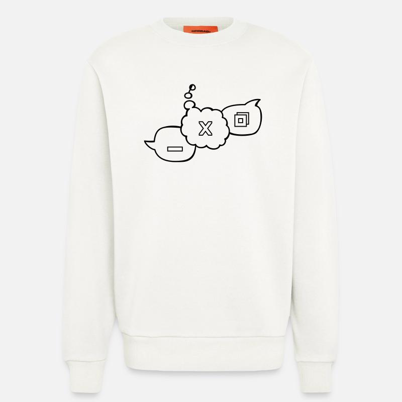 Computer speech bubbles - Sweatshirt - made by SPREAD  - OFF WHITE
