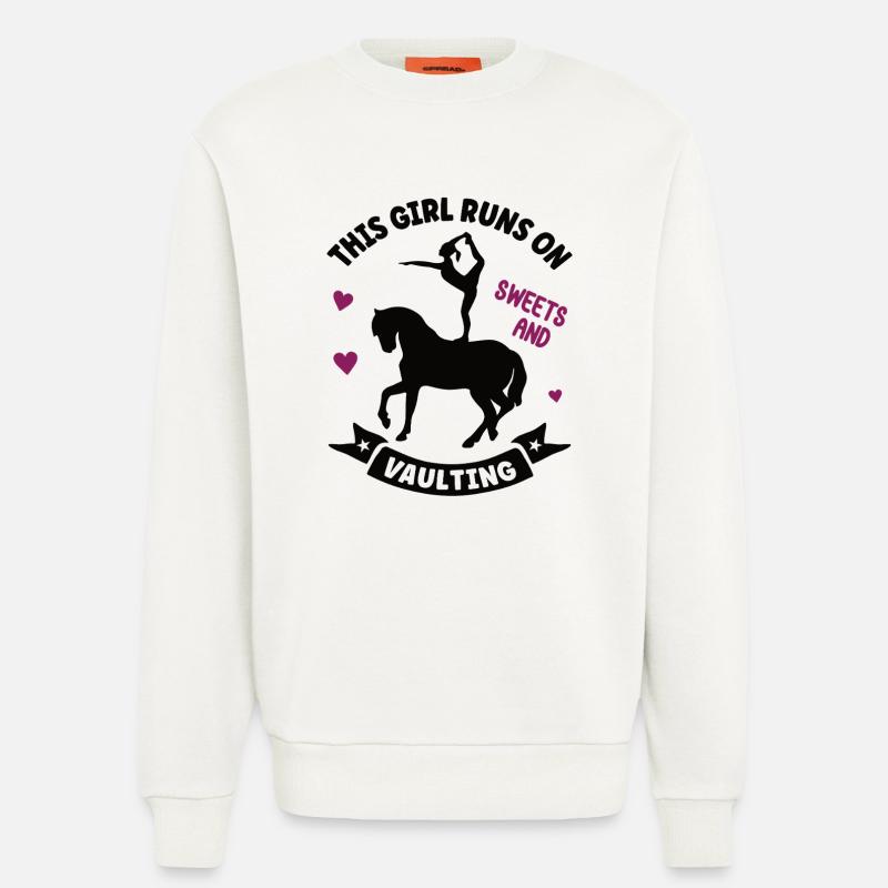 Vaulting Horses Volti Equestrian Vaulting - Sweatshirt - made by SPREAD - OFF WHITE