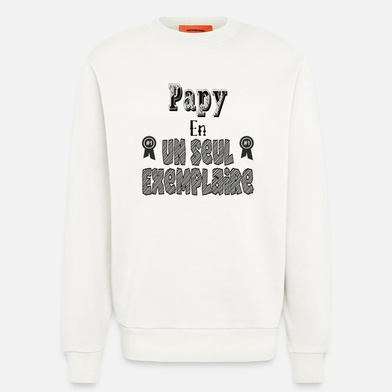 Opa in einer einzigen Kopie - Sweatshirt - made by SPREAD - OFF WHITE