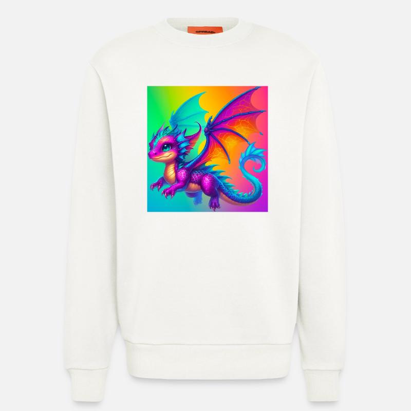 Drache - Sweatshirt - made by SPREAD  - OFF WHITE
