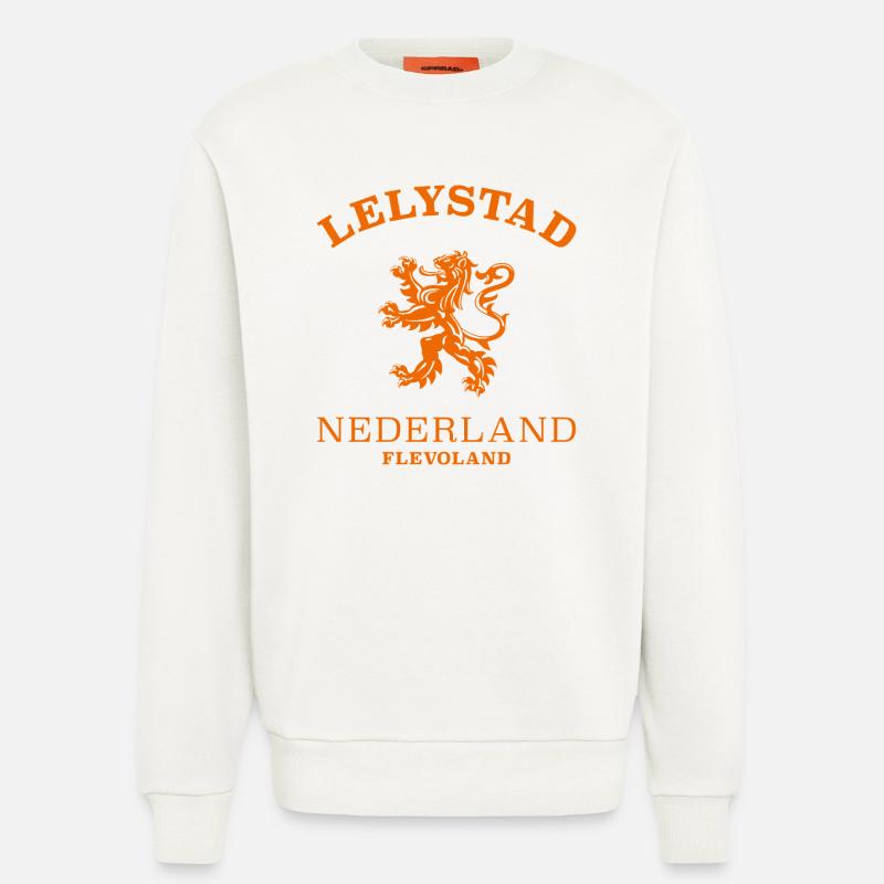 Lelystad Norway Norwegen - Sweatshirt - made by SPREAD  - OFF WHITE