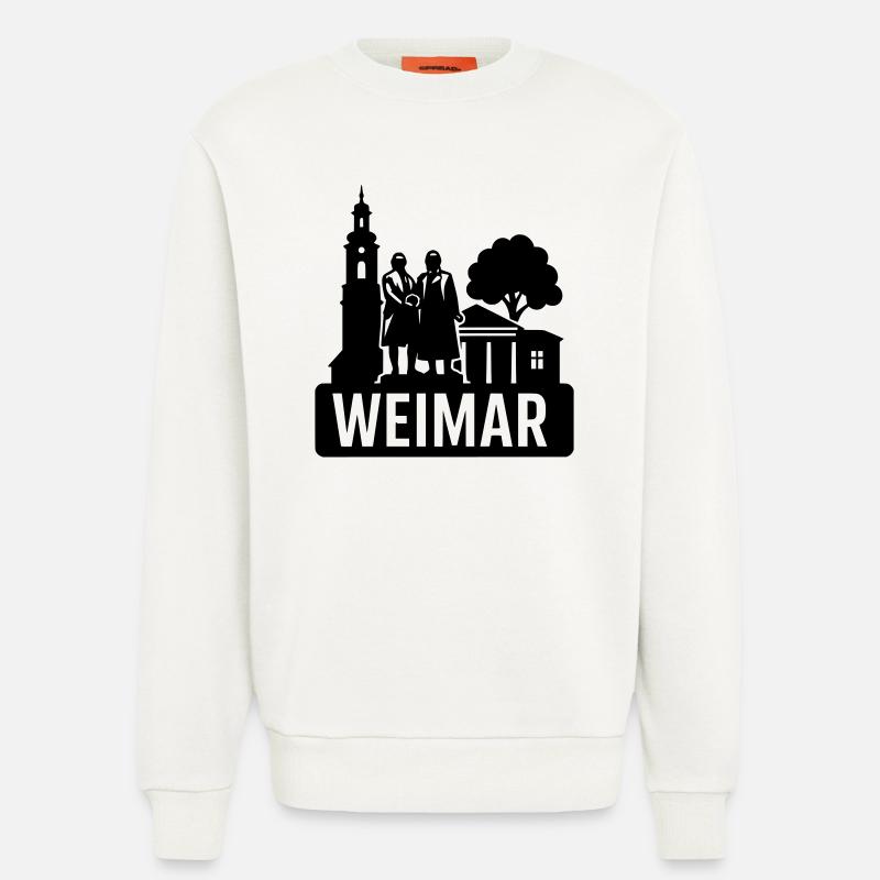 Weimar, Thuringia - Sweatshirt - made by SPREAD  - OFF WHITE