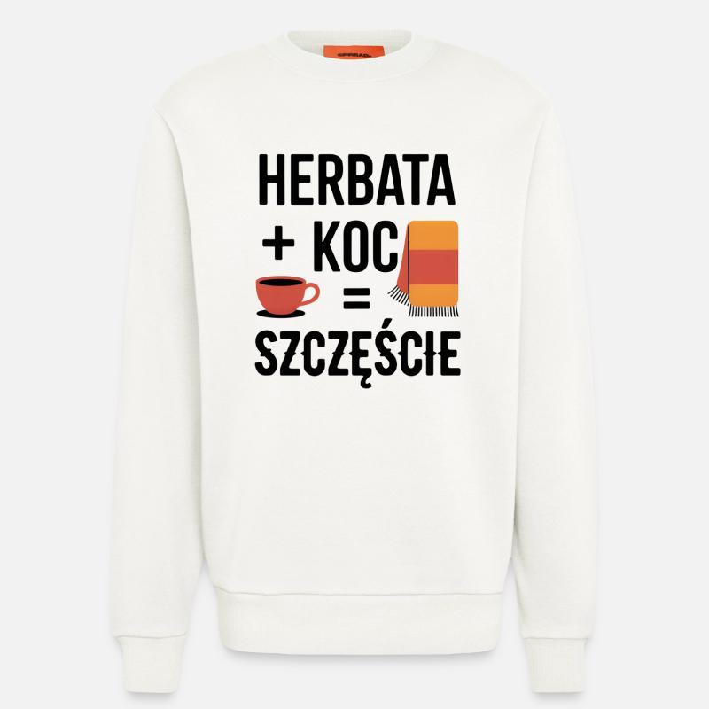 Tee und Deckenglück - Sweatshirt - made by SPREAD  - OFF WHITE