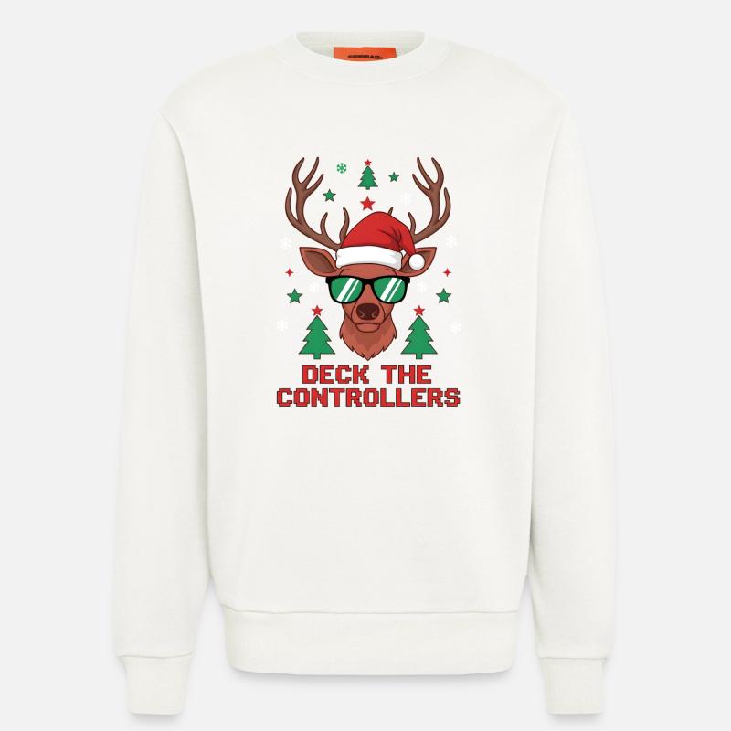 Deck die Controller Rentiere - Sweatshirt - made by SPREAD  - OFF WHITE