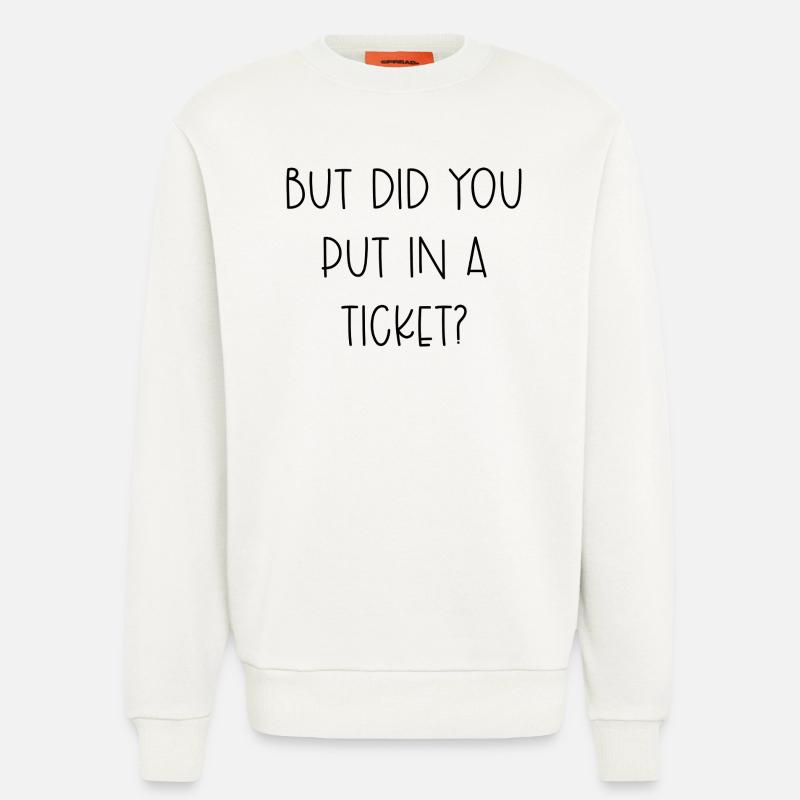 Lustiges IT-Support-Tech-Helpdesk-Ticket-Geschenk - Sweatshirt - made by SPREAD  - OFF WHITE