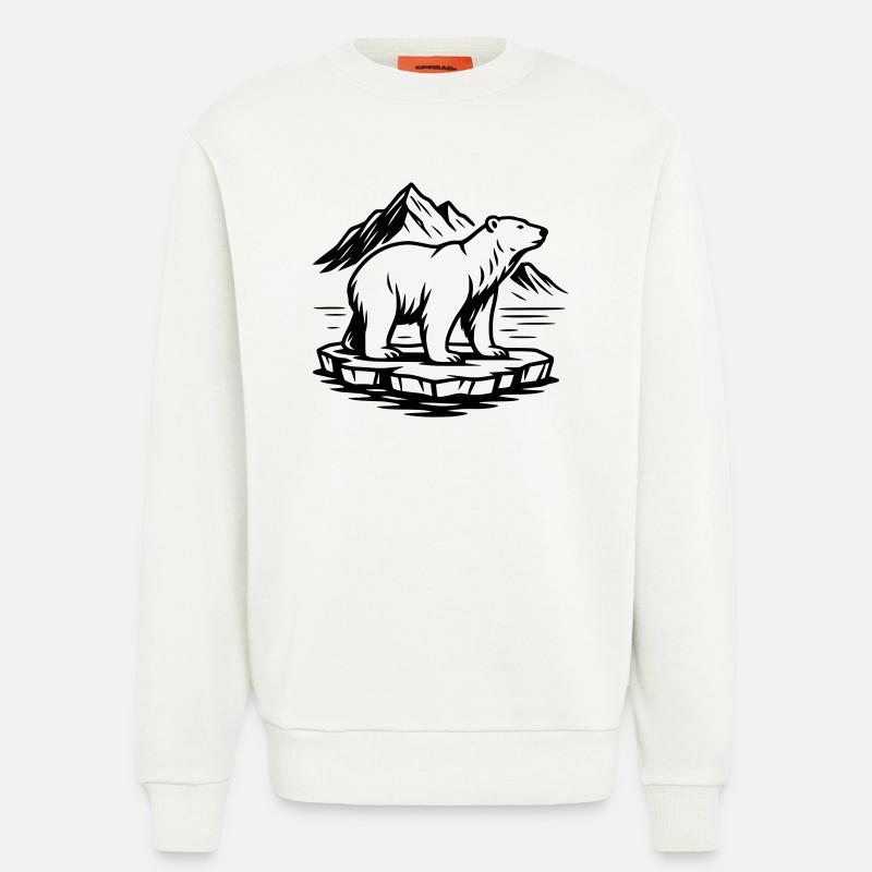 Eisbär - Sweatshirt - made by SPREAD  - OFF WHITE