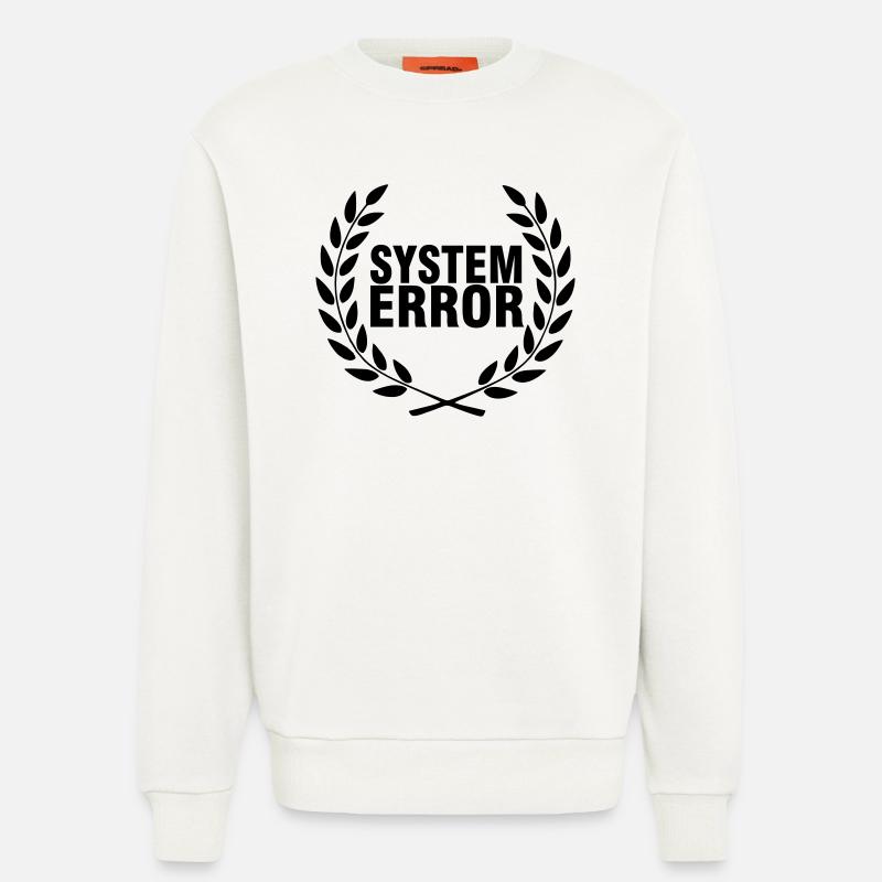 System failure - Sweatshirt - made by SPREAD  - OFF WHITE
