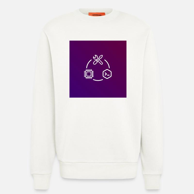 TechKreis Chip Code Werkzeug - Sweatshirt - made by SPREAD  - OFF WHITE
