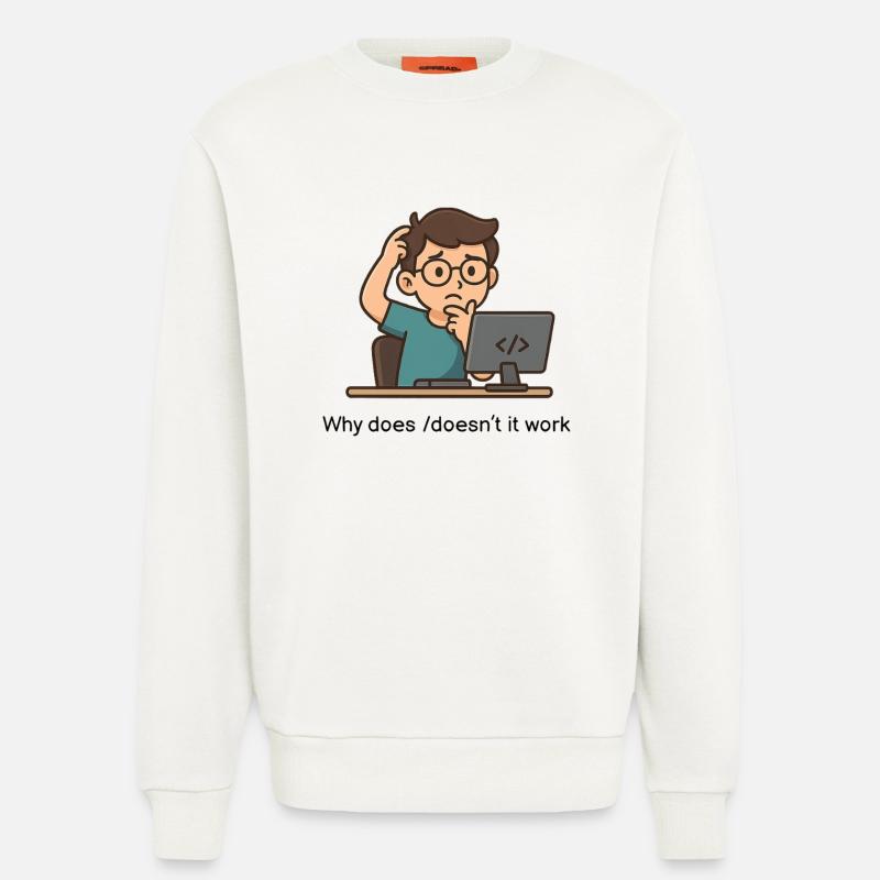 Why does/doesn't it work - Sweatshirt - made by SPREAD  - OFF WHITE