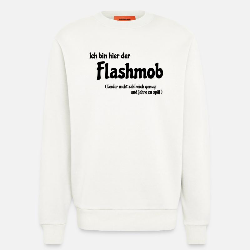 Flashmob - Sweatshirt - made by SPREAD  - OFF WHITE