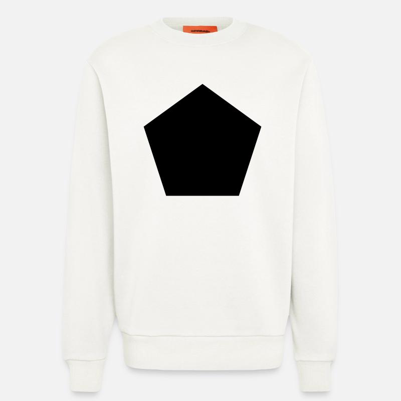 Fünfeck - Sweatshirt - made by SPREAD - OFF WHITE