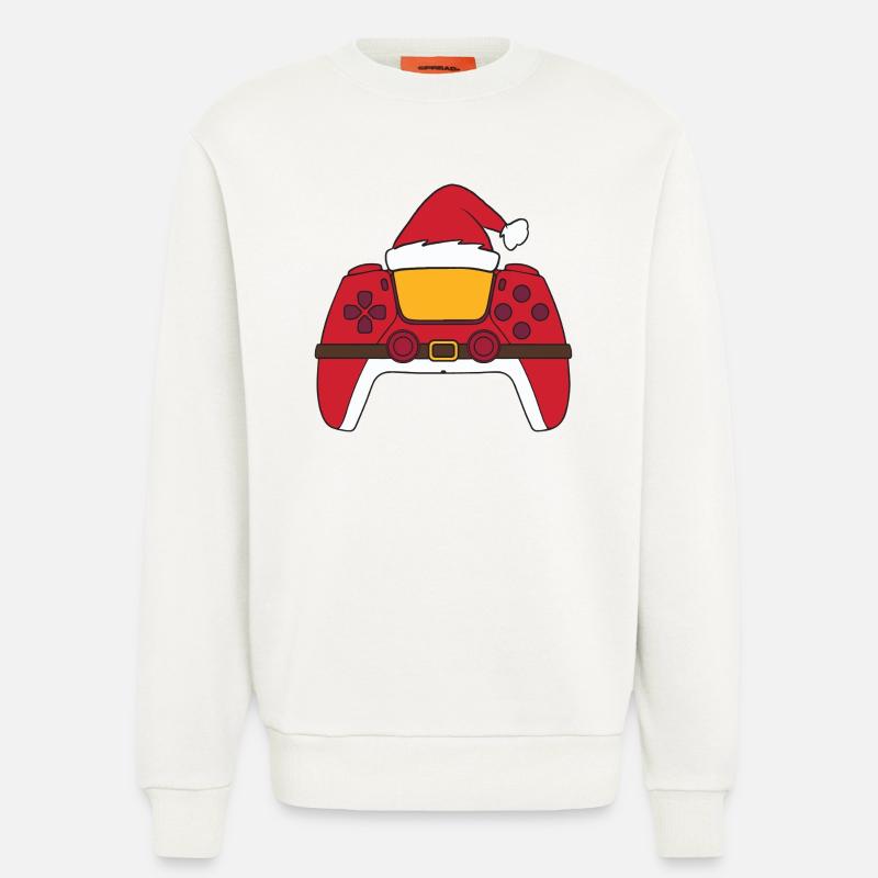 Weihnachtsmann-Videospiel-Controller, Weihnachtsma - Sweatshirt - made by SPREAD  - OFF WHITE