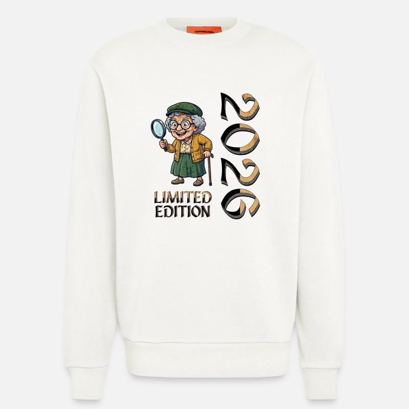 Großmutter Limited Edition Oma in Rente - Sweatshirt - made by SPREAD  - OFF WHITE