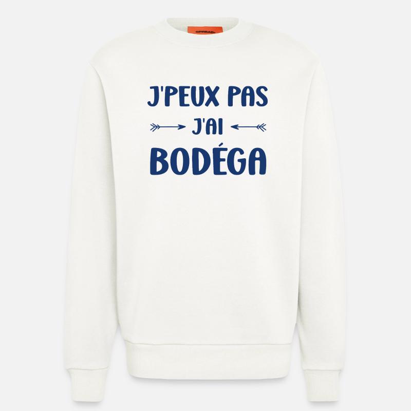 Ich kann nicht, ich habe Bodéga - Sweatshirt - made by SPREAD  - OFF WHITE