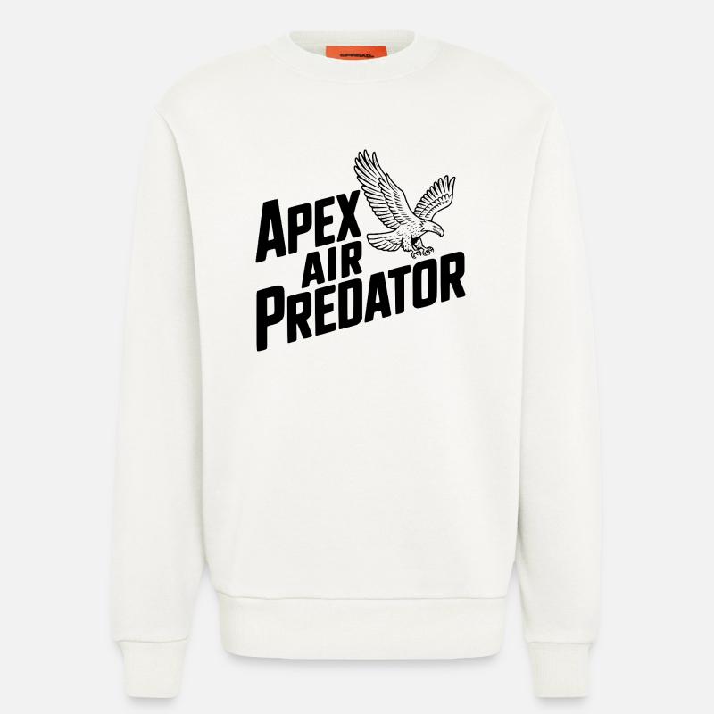 Apex Air Predator - Sweat bio décontracté fabriqué en UE - OFF WHITE