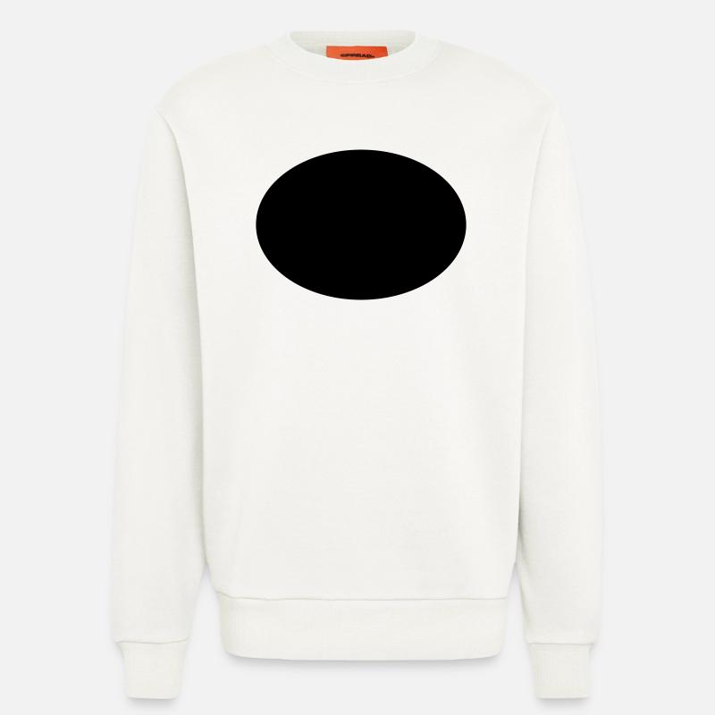 Ellipse oder Oval - Sweatshirt - made by SPREAD  - OFF WHITE