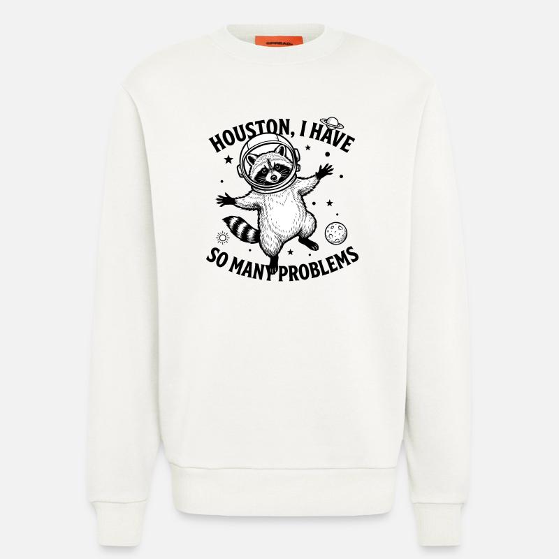 Problem bear - Sweatshirt - made by SPREAD  - OFF WHITE