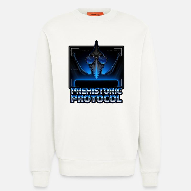 Ancient Protocol Neon - Sweatshirt - made by SPREAD  - OFF WHITE