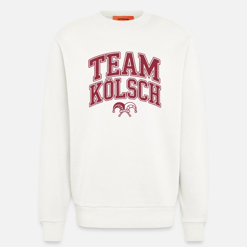 Team Kölsch - Karneval Kostüm - Sweatshirt - made by SPREAD  - OFF WHITE