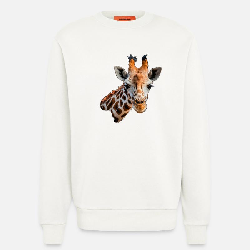 giraffenkopf - Sweatshirt - made by SPREAD - OFF WHITE