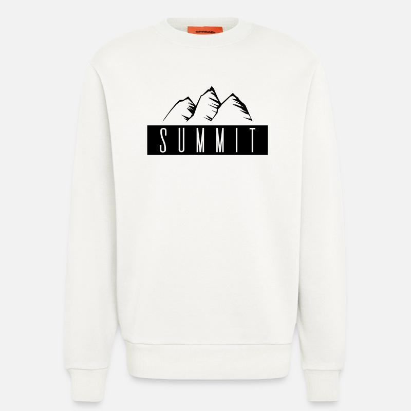 SUMMIT - Sweat bio décontracté fabriqué en UE - OFF WHITE