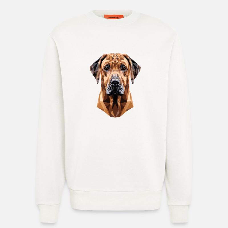 Rhodesian Ridgeback Jagdhund Hunde Stolz Ridgeback - Sweatshirt - made by SPREAD  - OFF WHITE