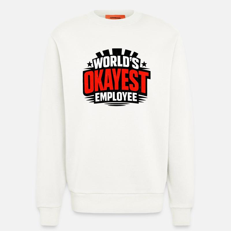 Der beste Mitarbeiter der Welt - Sweatshirt - made by SPREAD  - OFF WHITE