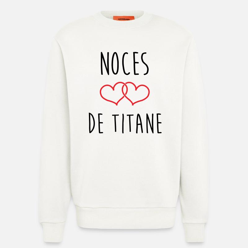 Titanium-Hochzeit 72 Jahre Ehe - Sweatshirt - made by SPREAD  - OFF WHITE