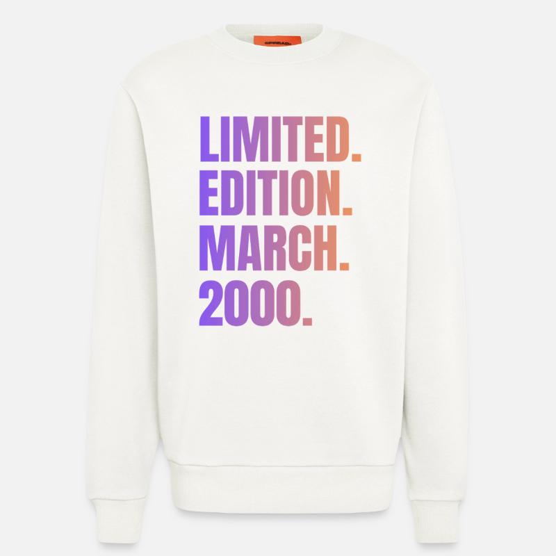 Limitierte Auflage März 2000 - Sweatshirt - made by SPREAD  - OFF WHITE