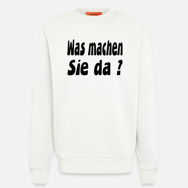 Work - Sweatshirt - made by SPREAD  - OFF WHITE
