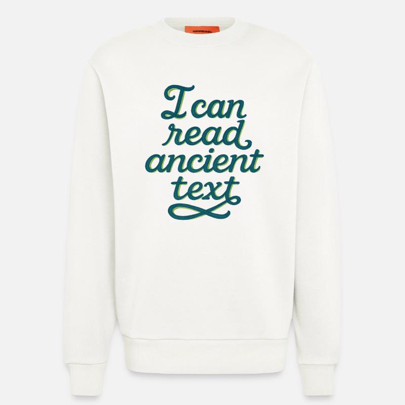 Antikes Script Tee - Sweatshirt - made by SPREAD  - OFF WHITE